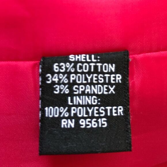 RAFAELLA WOMEN'S JACKET BLAZER SIZE L FUSCHIA COLLARED TWO BUTTONS CLOSURE - Picture 7 of 9